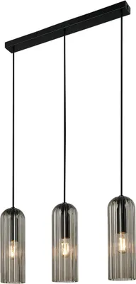 Produktbild von Nordlux MIELLA 3-Rail Pendelleuchte 3-fach E27 Rauchig 2412533047