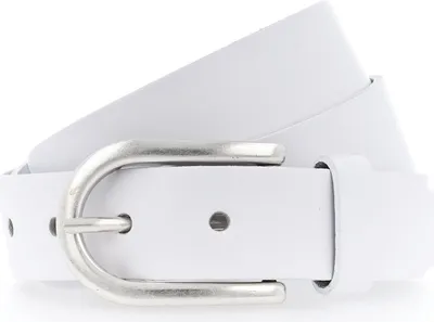 Produktbild von Vanzetti Leder Gürtel Classics 30mm Leather Belt W110 White weiß