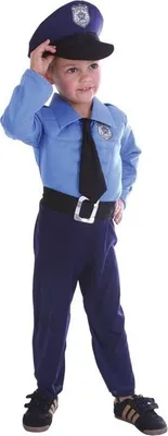 Imagen del producto de MADE - Disfraz de carnaval, policía infantil, talla 92-104 cm