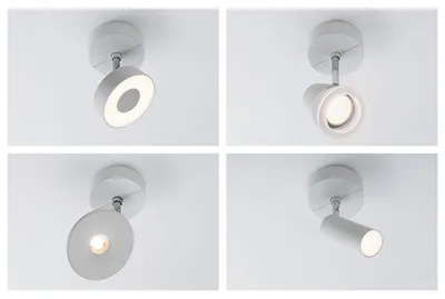 Productafbeelding van URail Spotsysteem - Basisplaat voor één spot, max. 50W, 230V, wit