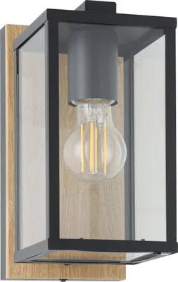 Obrázok produktu pre Eglo 900289 BUDRONE E27 Vonkajšie nástenné/stropné svietidlo čiernohnedé IP44 9008606231591