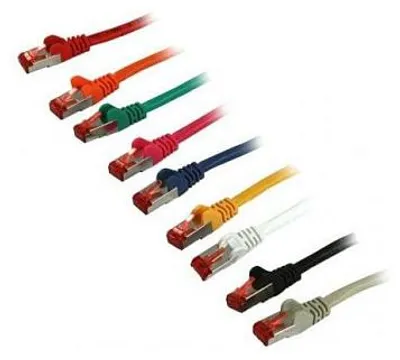 Image de Synergy21 Patchkabel RJ45, CAT6 250Mhz, 0,15m orange, S-STP(S/FTP), LSZH, ,