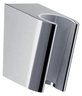 Imagen del producto de Soporte para ducha Hansgrohe, modelo Porter S, para montaje en pared, dimensiones 53x37x50 mm, color  mate, 1 unidad.