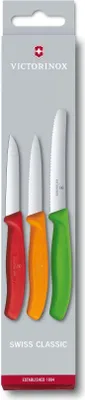 Produktbild von Victorinox VX6711632, Messer-Set, Kunststoff, Grün, Rot, Gelb, 8 cm, 8 cm, 11 cm