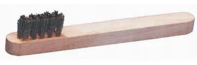 Produktbild von Abraboro Handdrahtbürste 145mm Messingdraht Holzgriff