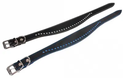 Produktbild von Karlie Halsband Chic - Schwarz/Grau - 45 cm / 35 mm