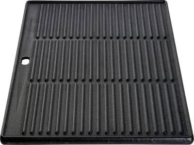 Image de Allgrill Plaque en fonte 1/3 pour gril à gaz Elegance 23,5 x 42 cm Plaque de gril en fonte