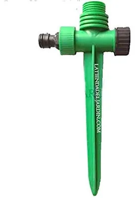 Rasensprenger-Halterung, 1/2" und 3/4", Kunststoff, grün