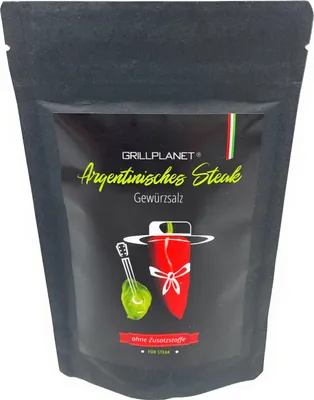 Produktbild von Argentinisches Steak Gewürz Gewürzsalz Gewürzmischung 100g Aromabeutel