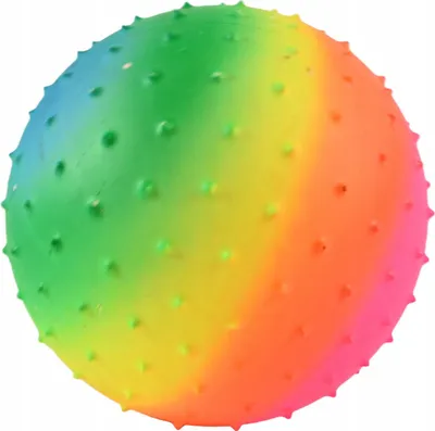 Produktbild von 9" Regenbogenball mit Spikes D44406 63341