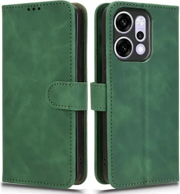 Produktbild von OPPO Reno14 Hülle - Coverup Klapphülle - Grün