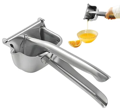 Obrázek produktu pro Ruční lis na ovoce z nerezové oceli s pákovým mechanismem
