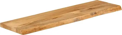 Image de vidaXL Plateau de table avec bord d'arbre 120x20x3,8 cm bois massif mangue
