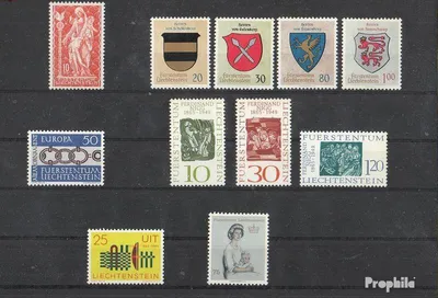 Produktbild von Briefmarken Liechtenstein 1965 1965 postfrisch