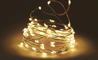 Produktbild von Svetelná reťaz 5 m so 100 Micro LED - teplá biela - svetelný drôt do exteriéru