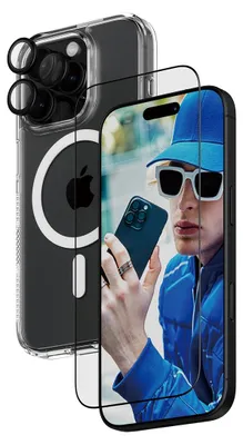 Productafbeelding van PanzerGlass 3-in-1 beschermpakket voor de iPhone 16 Pro