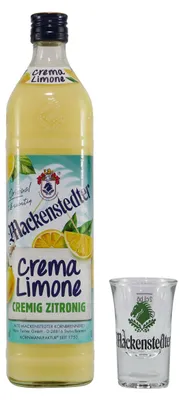 Produktbild von Mackenstedter Crema Limone mit 6x Shotgläsern