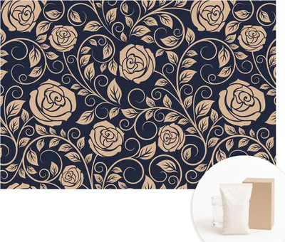 Obrázek produktu pro Samolepicí fototapeta – nástěnné obrazy do obývacího pokoje – 152 x 104 cm – dekorativní fólie na stěny – moderní design pro výzdobu stěn – tapety do interiérů – romantické květiny