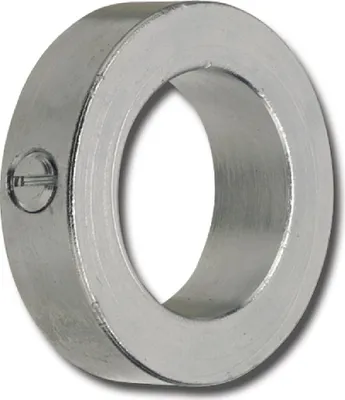 Produktbild von Stellring DIN705 A 8 verzinkt, Klemmring, Fixierring, Sicherungsring, hohe Stabilität, Stahl, blau verzinkt, M4x6, 100 Stück