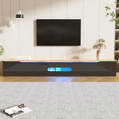 Immagine prodotto di Mobile TV Sweiko, 180 cm, superficie lucida, con illuminazione LED a 16 colori, installabile a parete