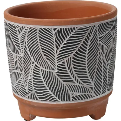 Immagine prodotto di Vaso da fiori in terracotta per la casa, 13,7 x 13,2 cm