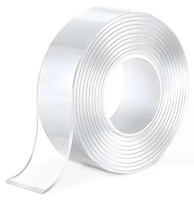 Productafbeelding van Extra sterke, dubbelzijdige nanoplakband, transparant, 3 m × 3 cm × 2 mm – Verwijderbare, wasbare en herbruikbare gelplakband – Geschikt voor binnentoepassingen en diverse bevestigingsdoeleinden [11067]
