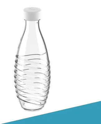 2 Flaschendeckel für SodaStream Crystal, weiß, auslaufsicher, spülmaschinenfest