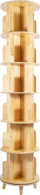 Produktbild von Bücherregal, 6-stufiges Design, platzsparende Organisation, Holz