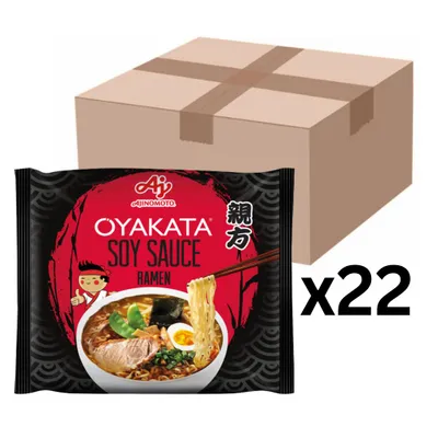 Produktbild von 22er-Pack Ajinomoto OYAKATA Instantnudeln Ramen Sojasauce 83g