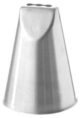 Produktbild von Schneider Edelstahl Garniertülle Dreilochtülle, Ø 3,0 mm, 50 mm hoch, 6 Stück