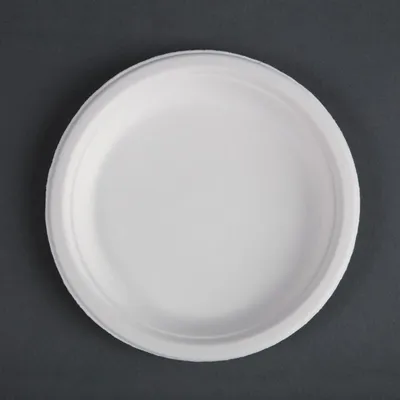 Zdjęcie produktu dla Fiesta Compostable kompostowalne talerze z trzciny cukrowej 17,9 cm