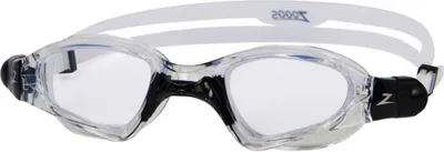 Produktbild von Zoggs Spectra Schwimmbrille, Clear Black Clear, Schwimmbrille, Anti-Beschlag, UV-Schutz, verstellbare Nasenbrücke.