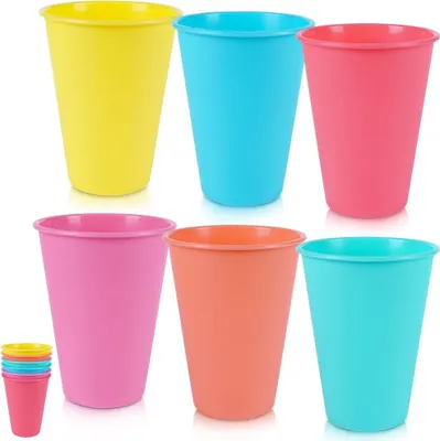 Produktbild von Becher-Set Plastikbecher Trinkbecher Partybecher 400 ml 6 Stk.