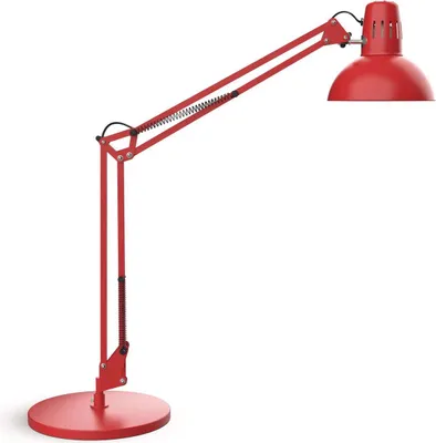 Produktbild von MAUL Tischleuchte MAULstudy E27 LED 3.000 K Standfuß rot
