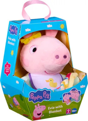 Produktbild von Chillfactor Peppa Pig Kuscheltier Evie mit Decke - Plüschspielzeug