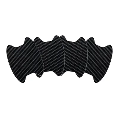 Zdjęcie produktu dla Praktyczne naklejki na klamki samochodowe | 4 szt. PVC carbon 10 x 9 cm