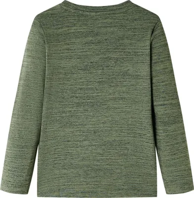 Immagine prodotto di vidaXL Camicia a maniche lunghe bambini cachi melange 104