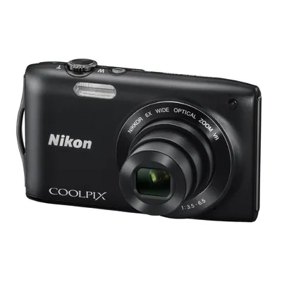 Produktbild von Nikon Coolpix S3300 16 Megapixel Kompaktkamera, 6-fach optischer/4-fach digitaler Zoom, 26 - 156 mm Brennweite, optischer Bildstabilisator, 1/2,3'' CCD-Sensor, F3,5 (W) - F6,5 (T), 6,86 cm (2,7 Zoll) Display, HD-Video, YES