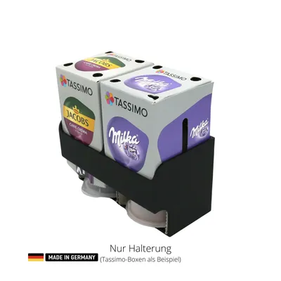 Produktbild von Tassimo Kapseln Spender Original tools3d Wandhalterung KartonBox Pad Spender - 2-fach