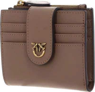 Produktbild von PINKO Leder Geldbörse Multi Purpose Wallet Biscotto Zenzero - Antique Gold taupe