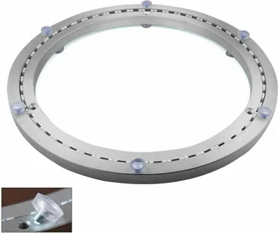 Obrázek produktu pro Kovové otočné ložisko, runde drehbare Basis, um 360° drehbar, jednořadá kuličková ložiska, pro velká zatížení, ø35cm