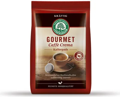 Produktbild von LEBENSBAUM - Gourmet Caffè Crema, kräftig - 126g