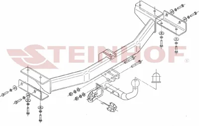 Produktbild von Z546733 Anhängerkupplung passend für HYUNDAI Tucson 2010-2015 starr
