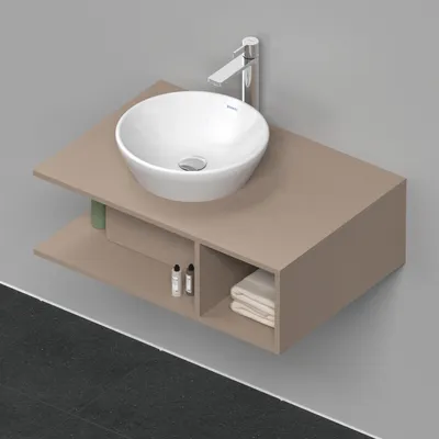 Produktbild von Waschtischunterbau D-NEO 1 Fach rechts 260x800x550mm leinen 260 x 800 x 550 mm leinen