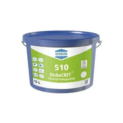 Produktbild von Disbon Disbocret 510 Füllschicht 1K-Acryl-Feinspachtel Acrylspachtel Porenspachtel 15L