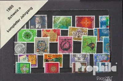 Produktbild von Briefmarken Schweiz 1980 1980 gestempelt