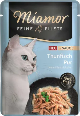Produktbild von Miamor - Feine Filets Pouch 24x100g  |  Thunfisch in Sauce