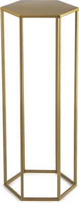 Produktbild von Blumenständer, Stehendes Blumenbeet, Modern, Metall, Loft, Gold 70cm