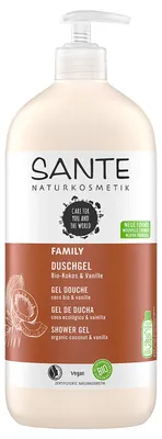 Produktbild von SANTE Duschgel Kokos & Vanille 950 ml, Duschgel, 950 ml, Erwachsene, Unisex, Körper, Jeder Hauttyp