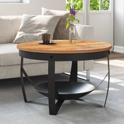Produktbild von vidaXL Couchtisch Ø68x43 cm Massivholz Akazie